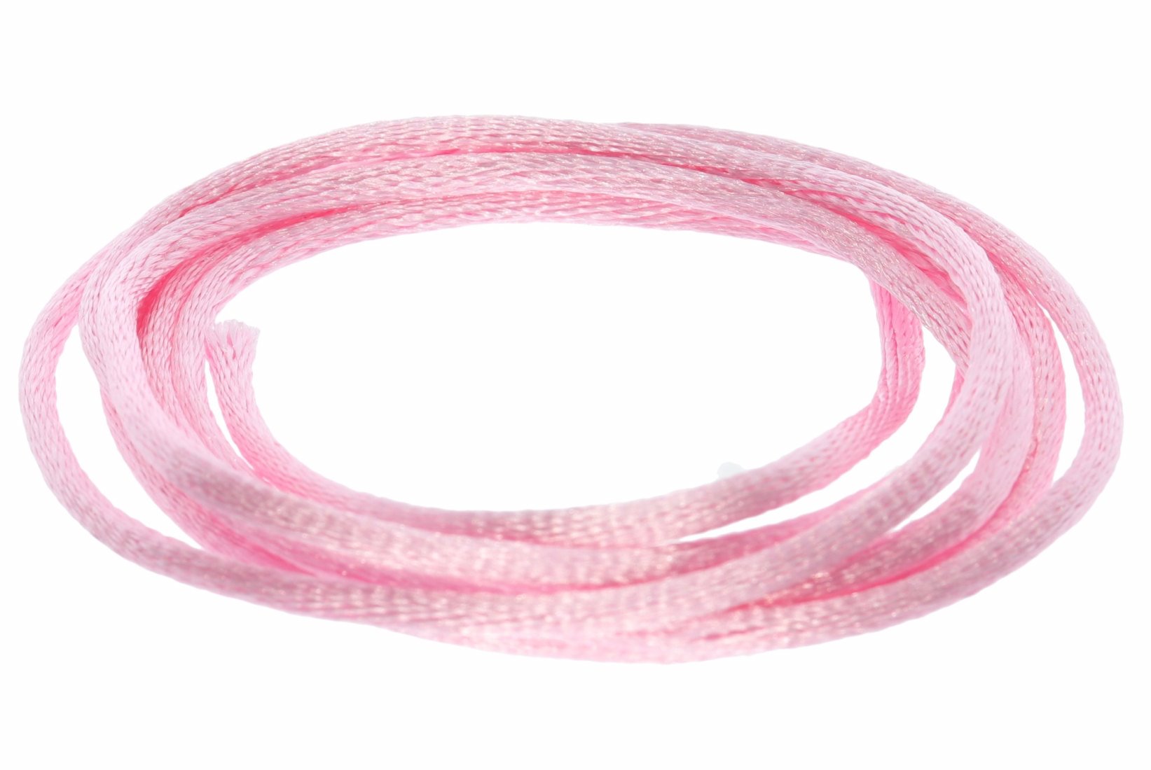 Rosa - Seidenband Seidenbänder Schmuckband Seide 3mm - 100cm
