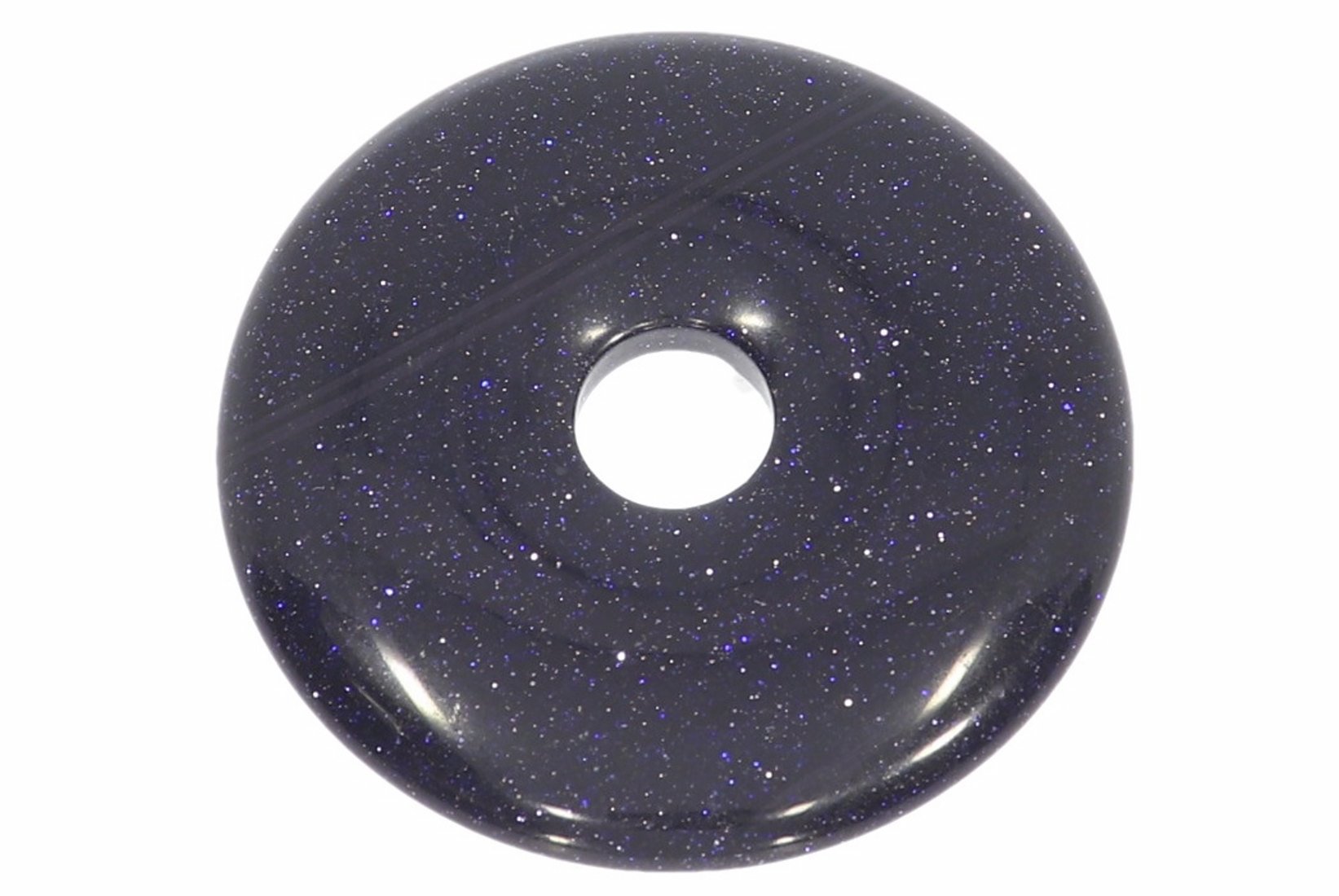 UNIKAT - Blaufluss Schmuck Donut Anhänger 50mm 41468