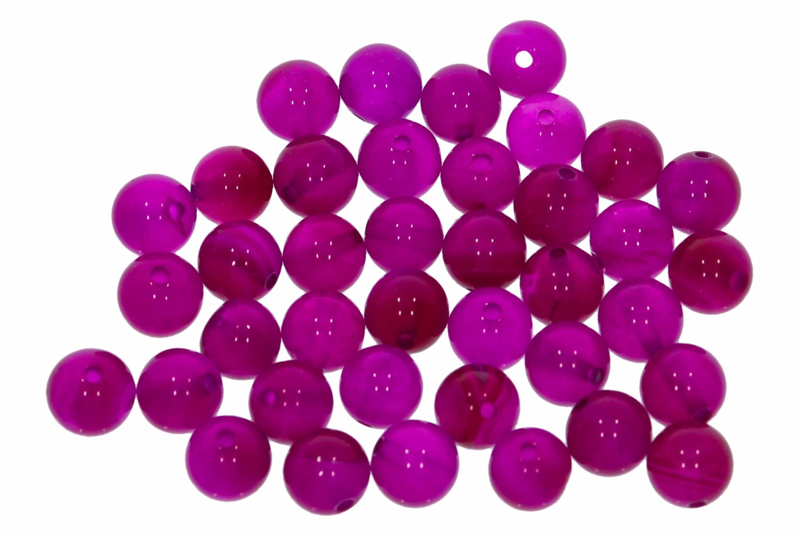 Achat rosa einfarbig   6S155 - 6mm Edelstein Kugel 10 Stück