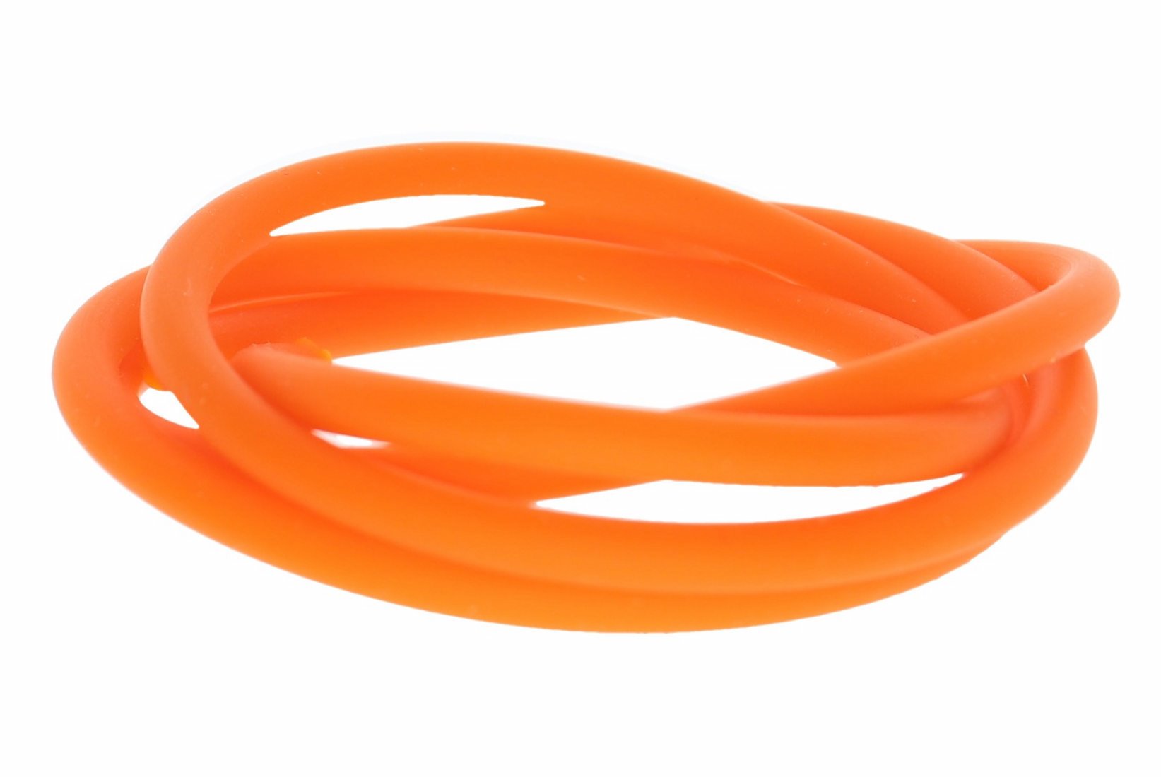 Kautschukband 3.0mm Ø 100cm orange - Kautschuk Halsband