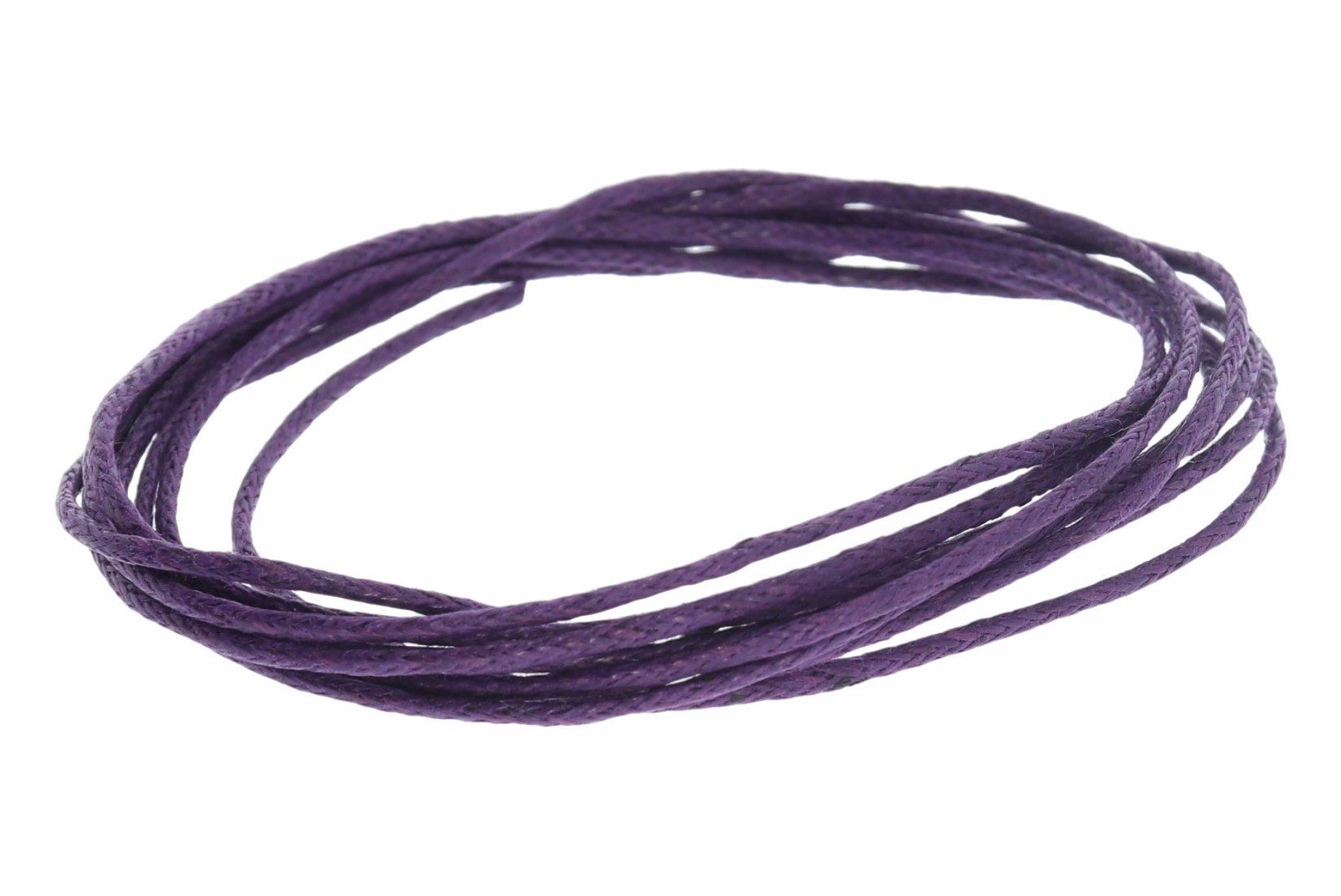 Lila 100cm - Ø 1.1mm Baumwollband Halsband Baumwollschnur