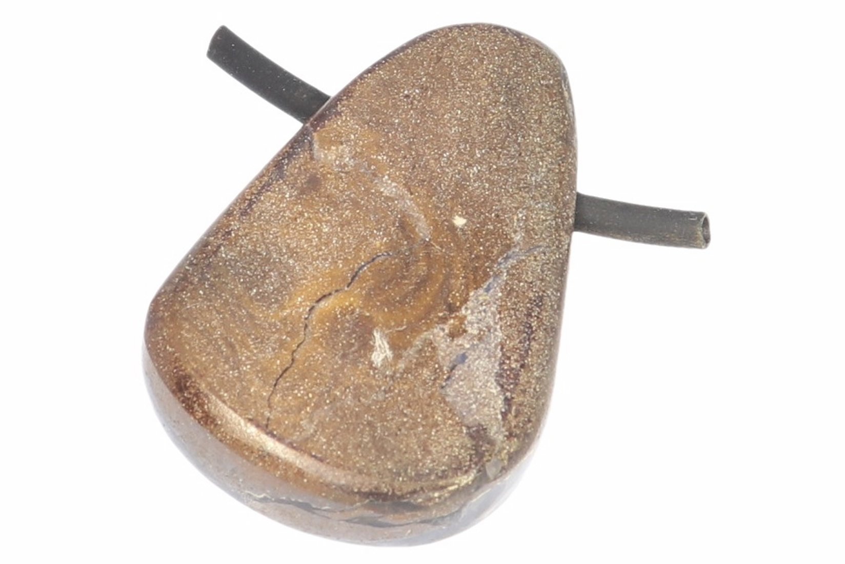 UNIKAT - Boulder Opal  - Edelopal - Schmuck Anhänger inkl. Lederband 40052