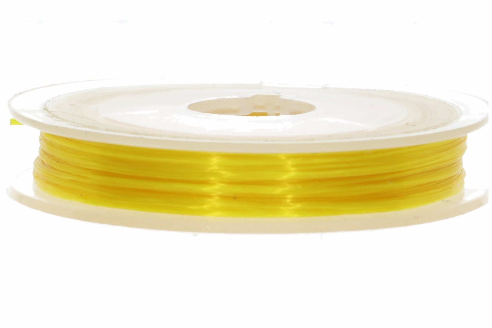 Elastikfaden gelb Elastikgummi Schmuckfaden 0,6mm Ø / 10m