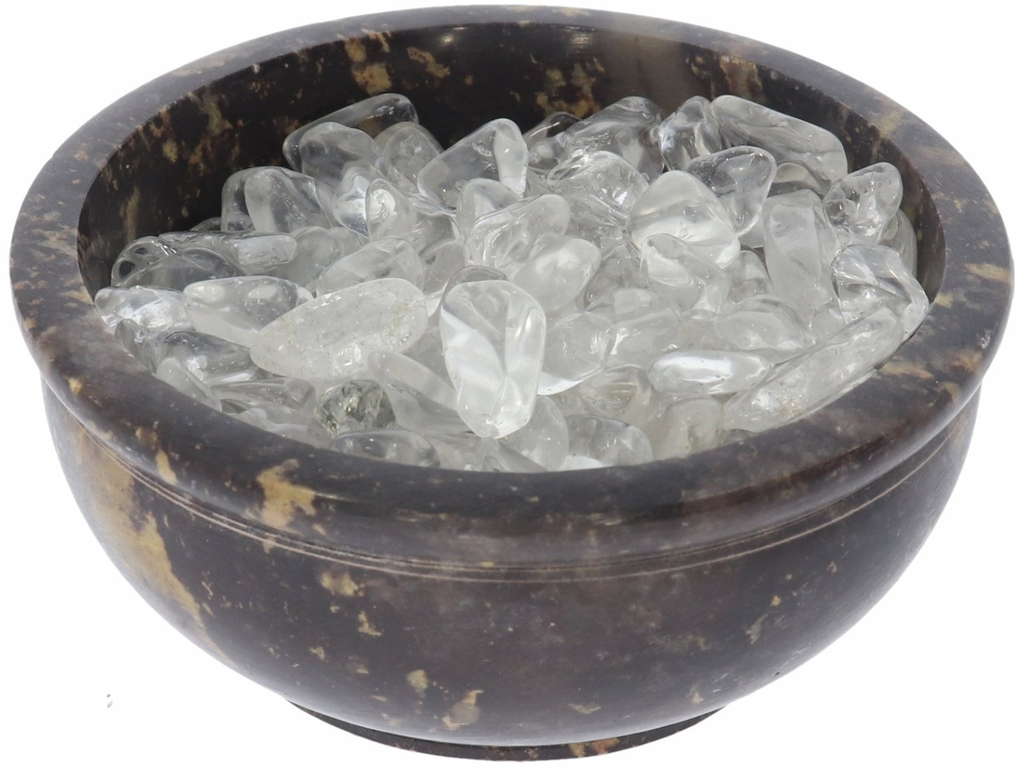 75mm Schale Hämatit Bergkristall Amethyst Chips Speckstein Be- und Entladen Steinreinigung