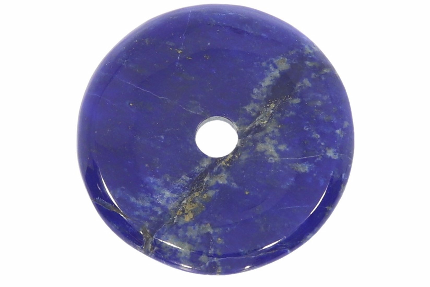 UNIKAT Lapis Lazuli Donut Schmuck Edelstein Anhänger 40mm - 38406