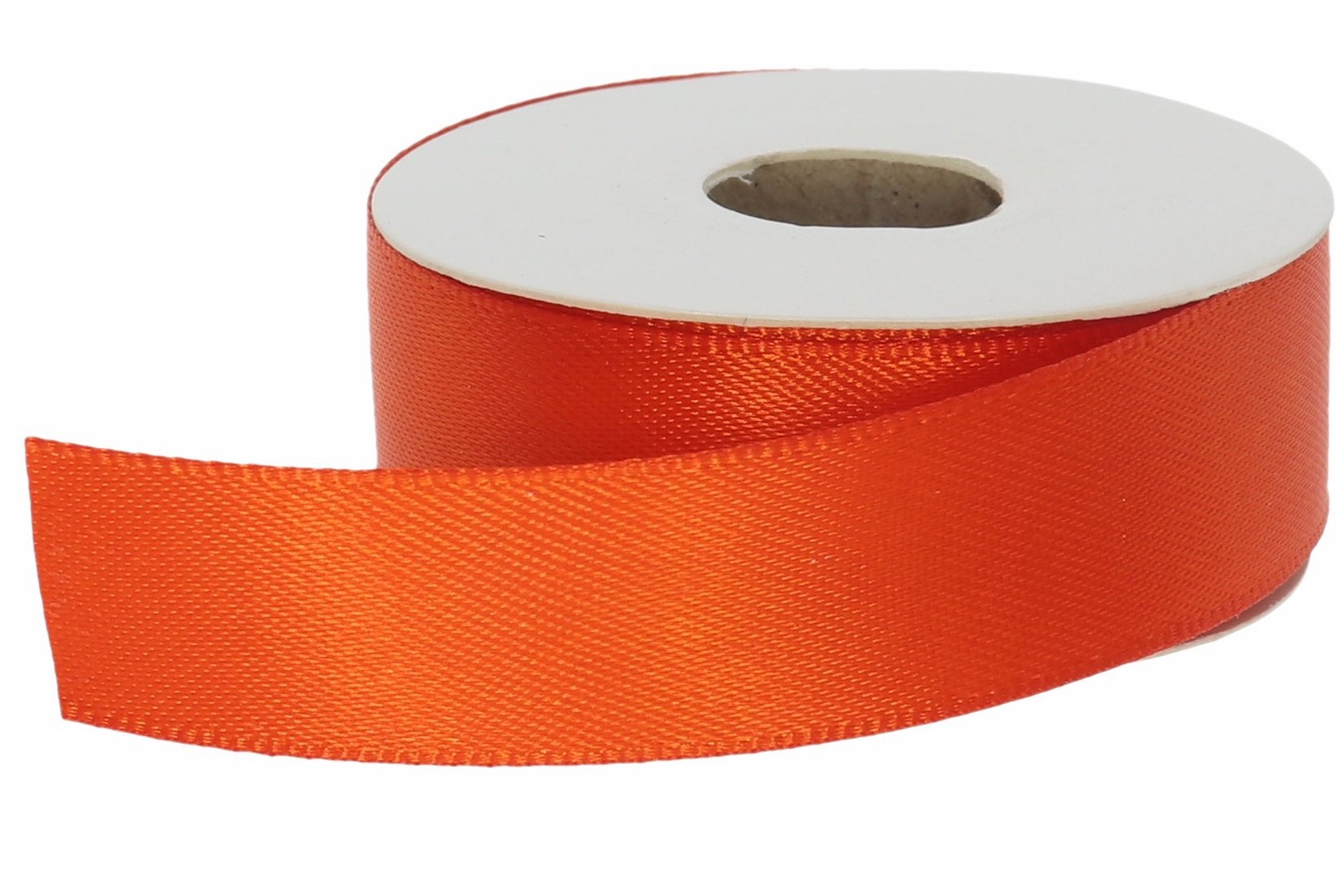 1 Rolle Seidenband orange 15mm breit A180-C