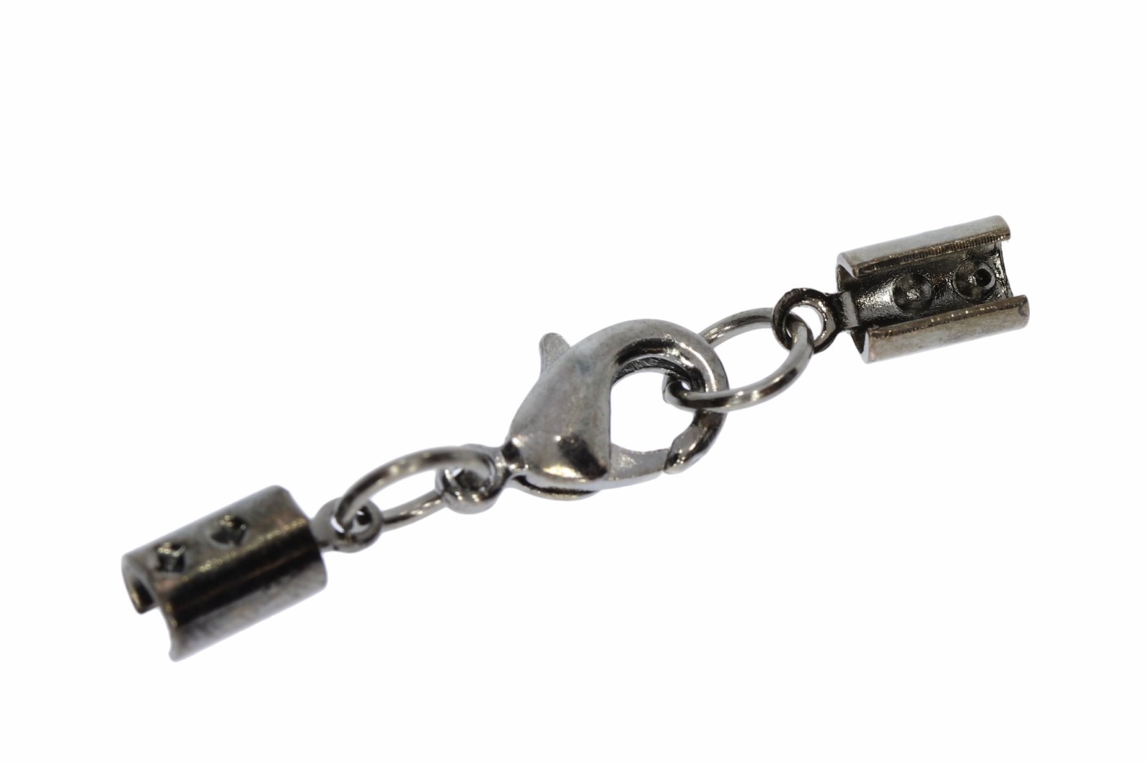 Oxyd glänzend - Roma Seidenband Halskette 3mm Farbauswahl - VS182 Karabiner 38-100cm