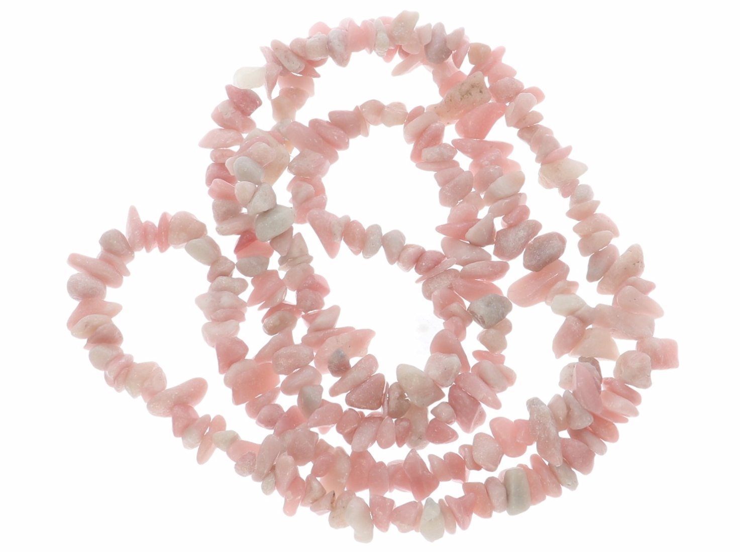 Andenopal rosa Splitter Schmuck Halskette Halsband endlos 86-90cm SP1121