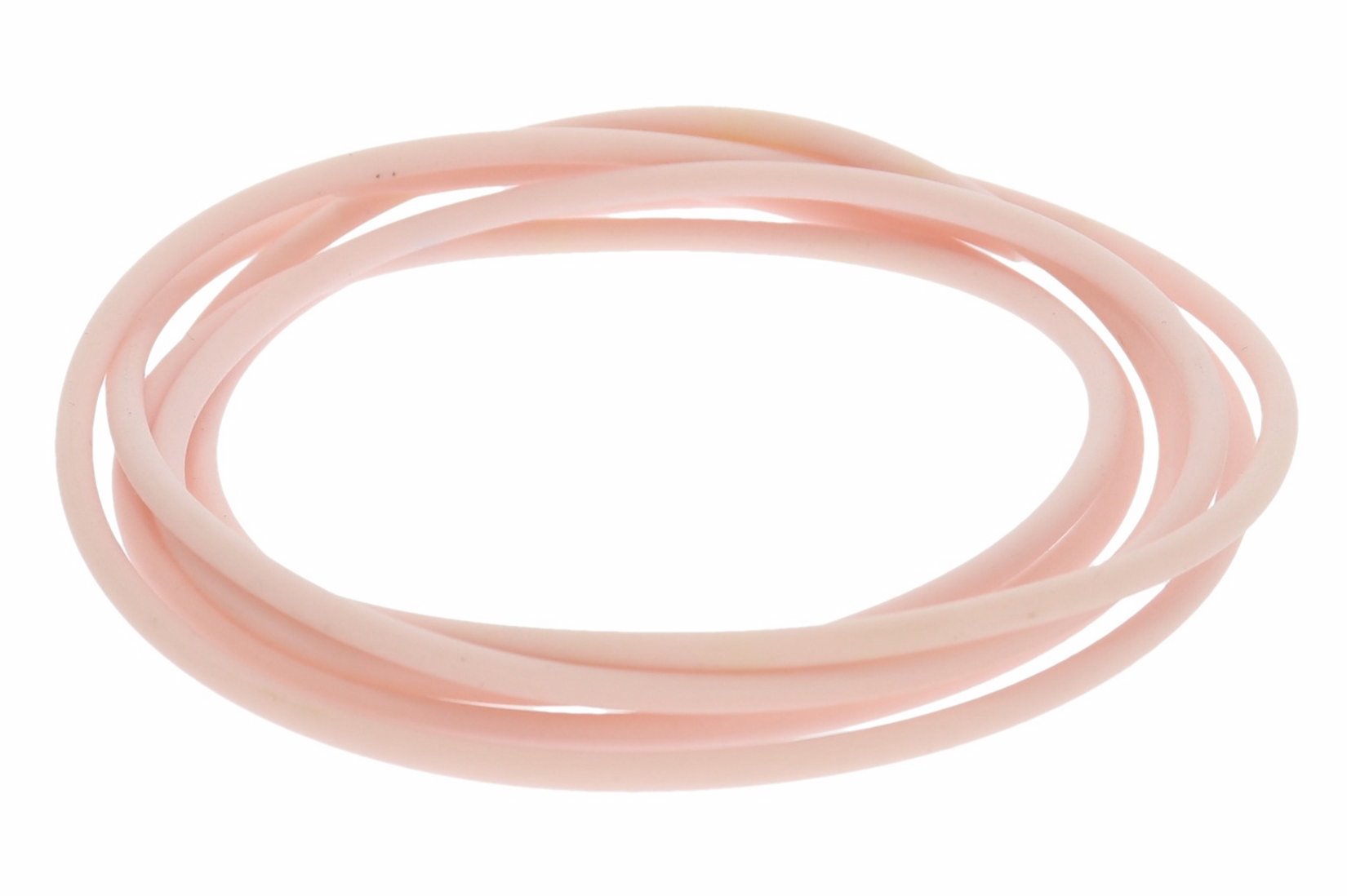 Kautschukband 2.0mm Ø 100cm rosa - Kautschuk Halsband