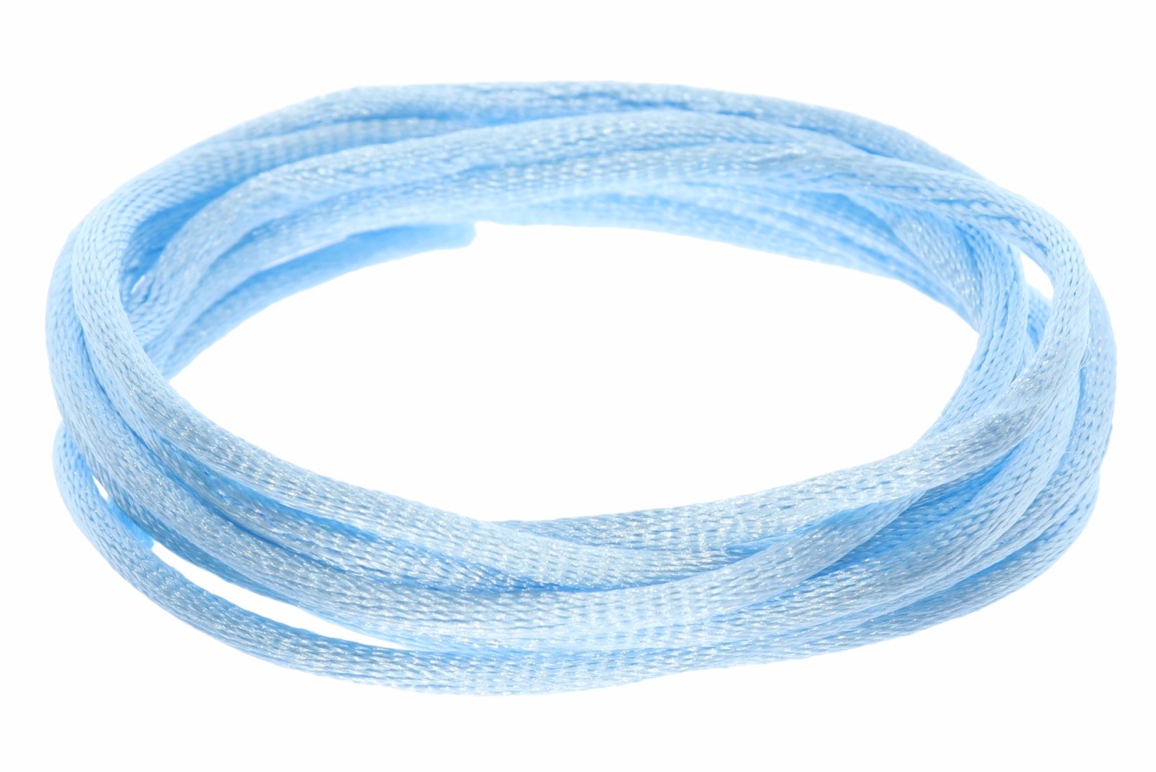 Hellblau - Seidenband Seidenbänder Schmuckband Seide 3mm - 100cm