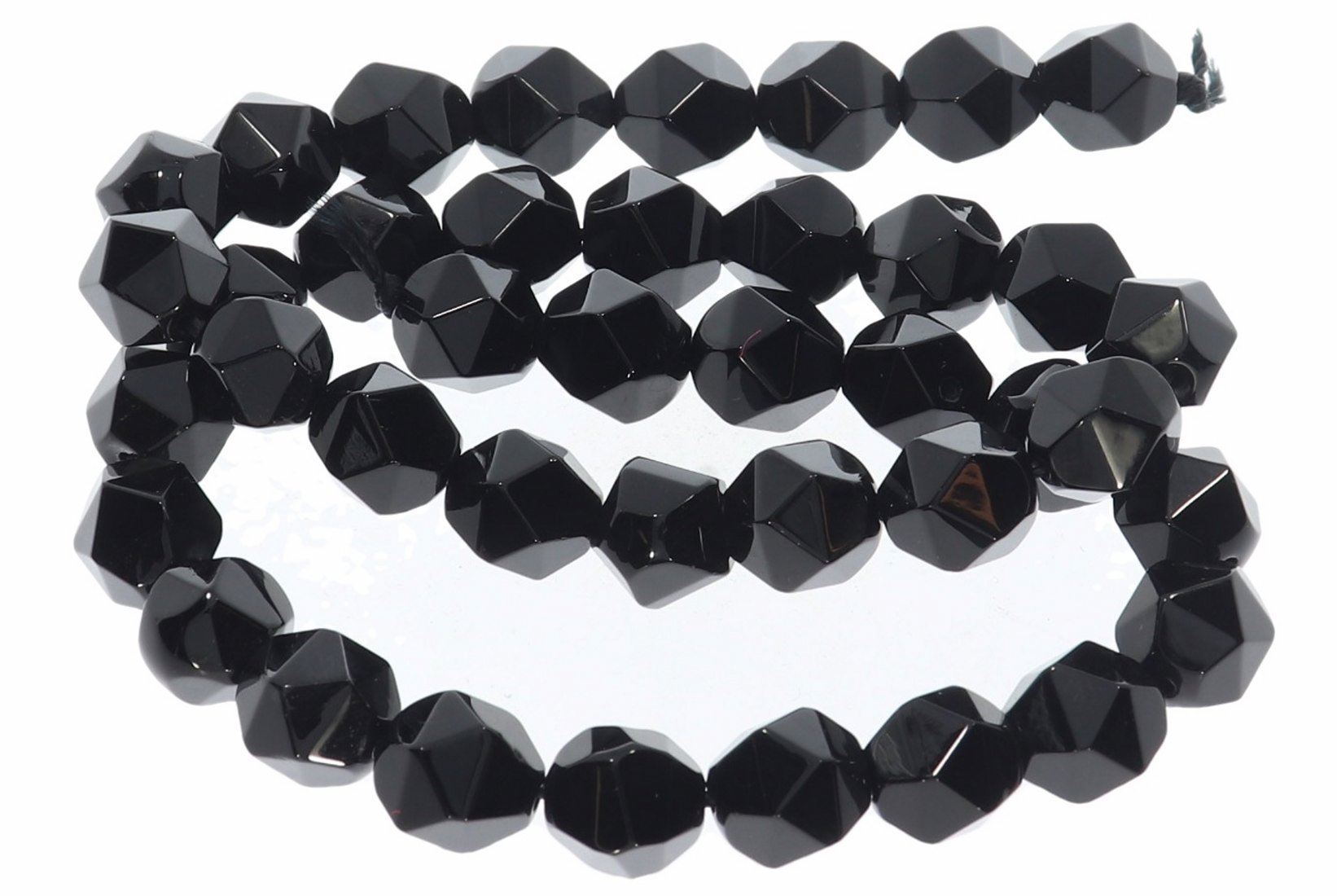 Obsidian Edelstein Strang Schmuckherstellung 10x10mm ES253