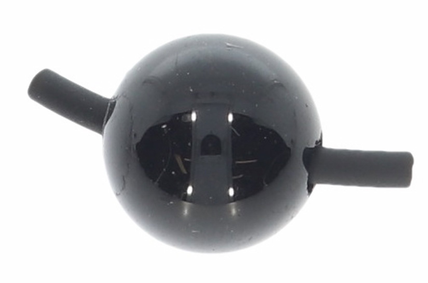 Obsidian schwarz Kugel Schmuck Edelstein Anhänger 12mm gebohrt - 12G130