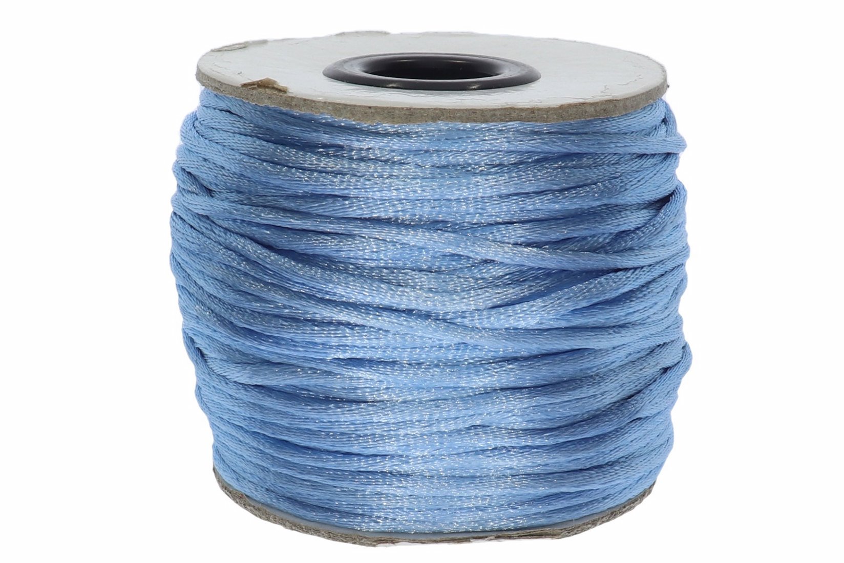 Seidenband blau A217-C - 3mm Ø - 45 mtr.