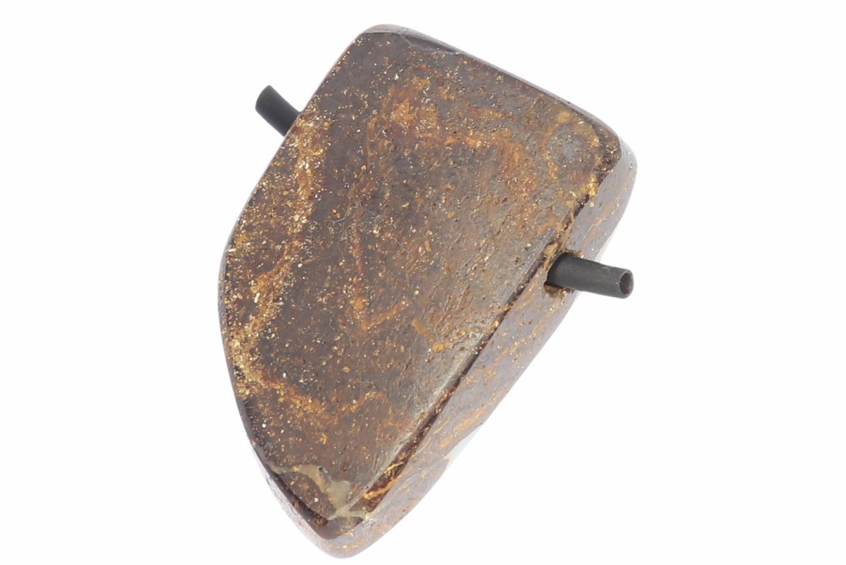 UNIKAT - Boulder Opal  - Edelopal - Schmuck Anhänger inkl. Lederband 40041