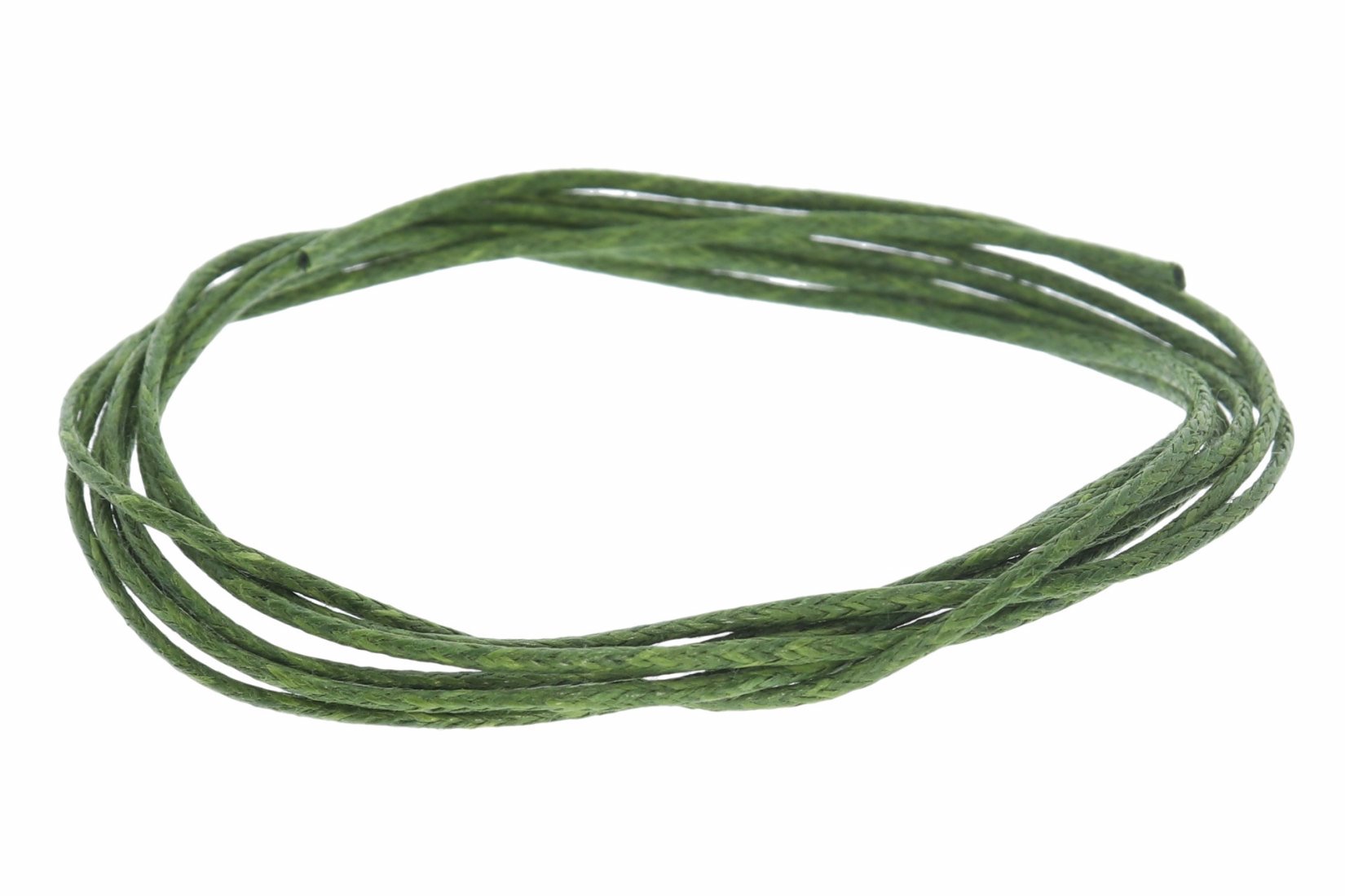 Grün 100cm - Ø 1.1mm Baumwollband Halsband Baumwollschnur