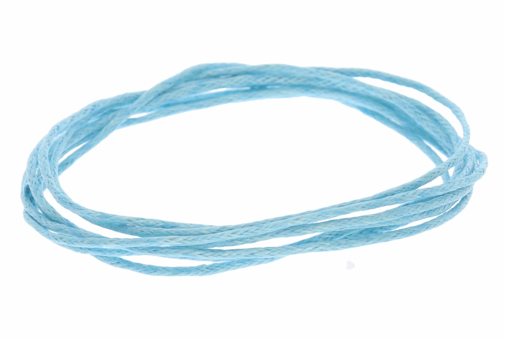 Hellblau 100cm - Ø 1.1mm Baumwollband Halsband Baumwollschnur