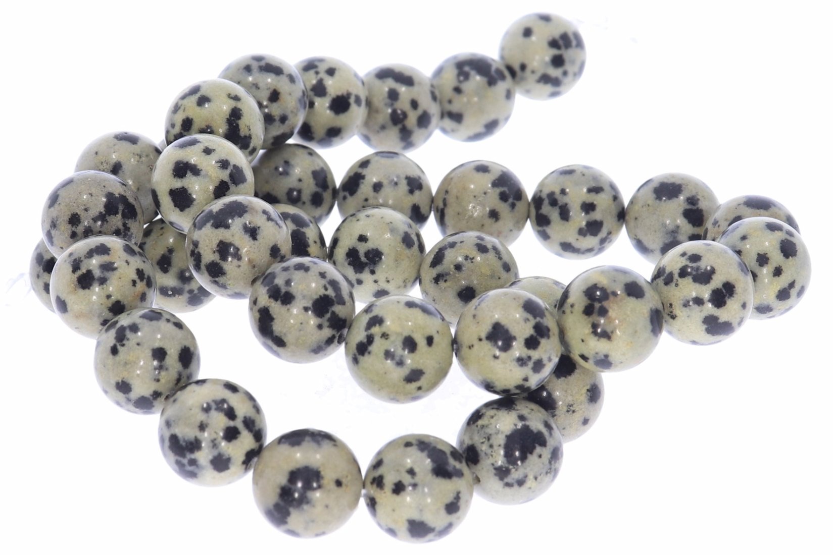 10S167 - Dalmatiner Jaspis Kugel Strang Mineralien Edelstein