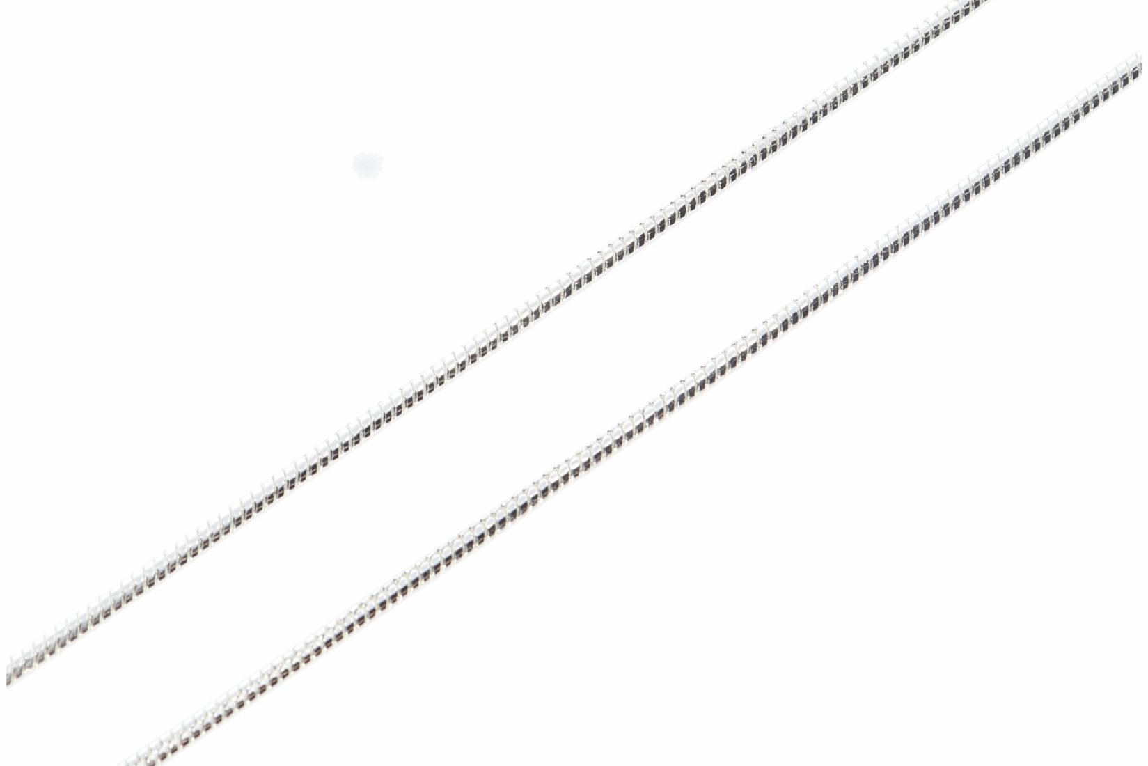 Schlangen Halskette 2mm Silber Farben 40-60cm & Karabiner Verschluss