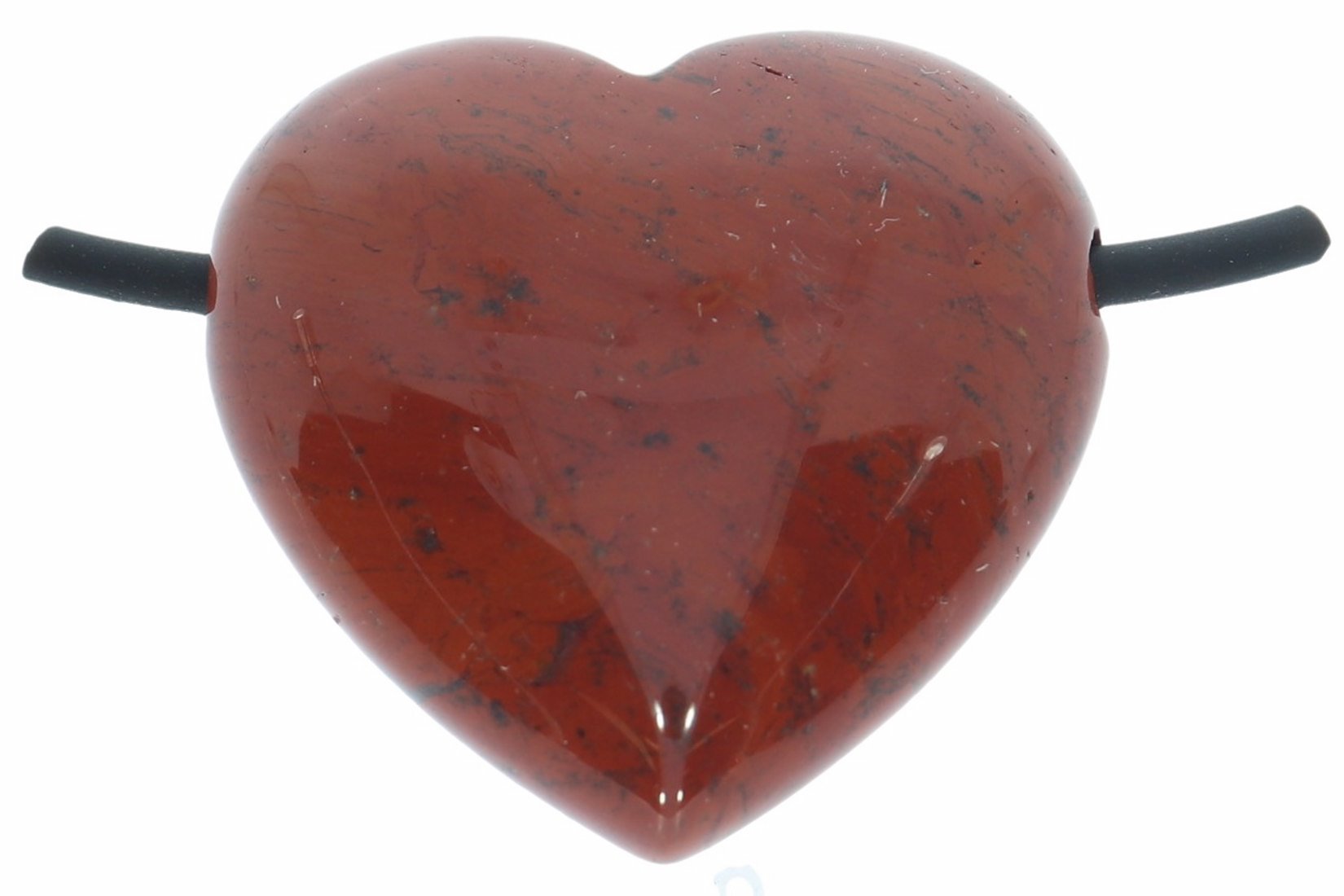 Jaspis rot Herz Schmuck Edelstein Mineralien Anhänger gebohrt 30x30mm HS132