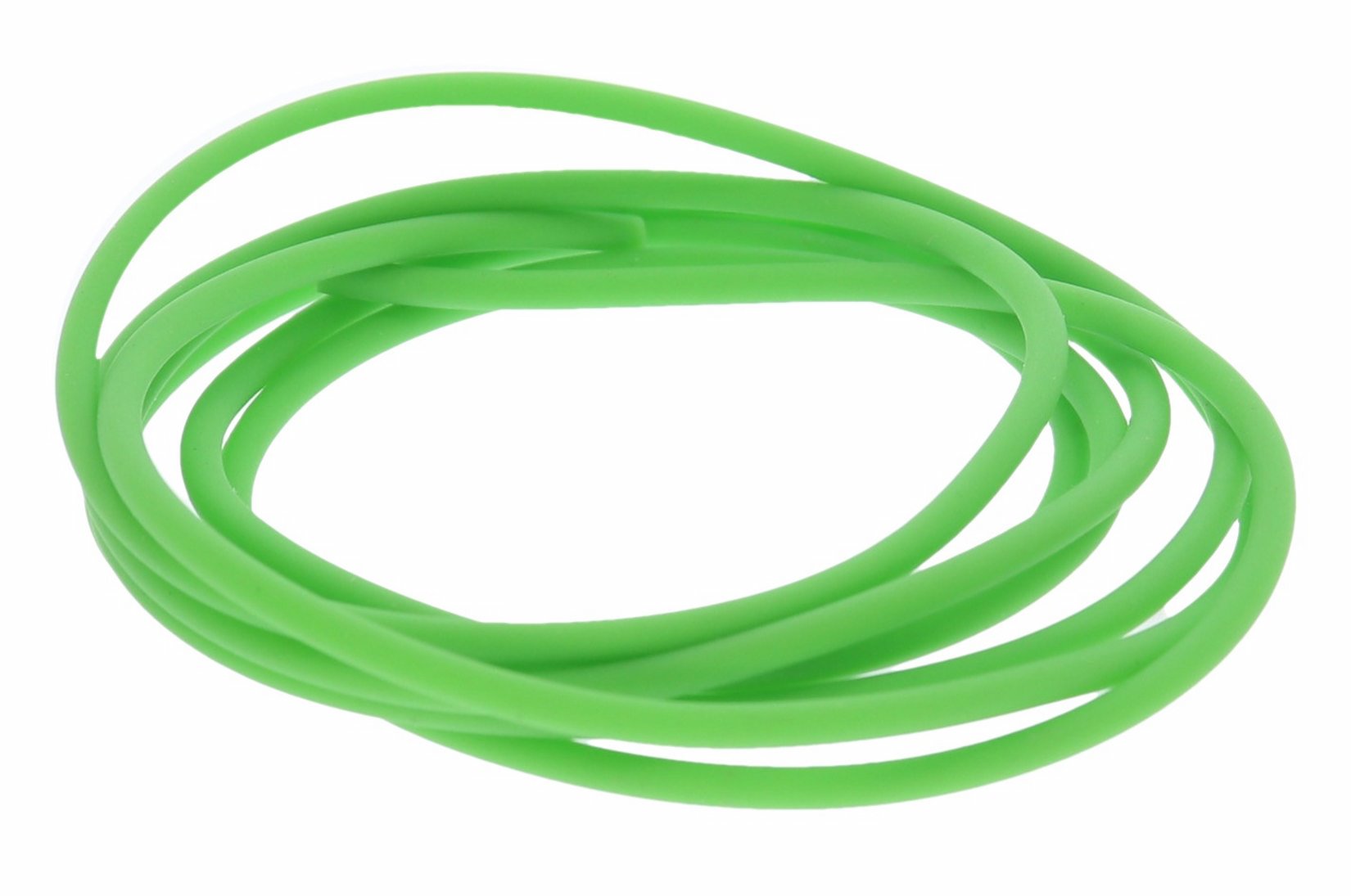Kautschukband 2.0mm Ø 100cm grün - Kautschuk Halsband