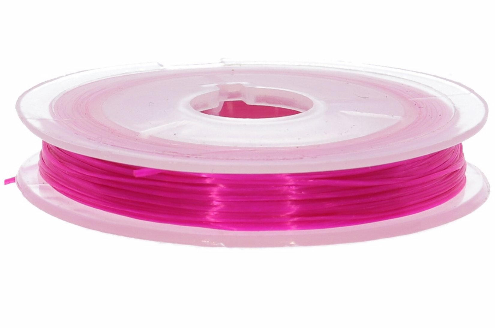Elastikfaden Pink Elastikgummi Schmuckfaden 0,6mm Ø / 10m
