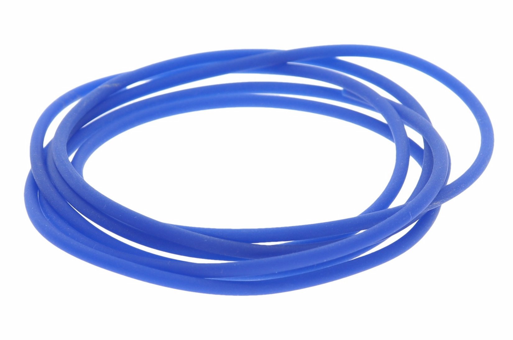Kautschukband 2.0mm Ø 100cm blau - Kautschuk Halsband