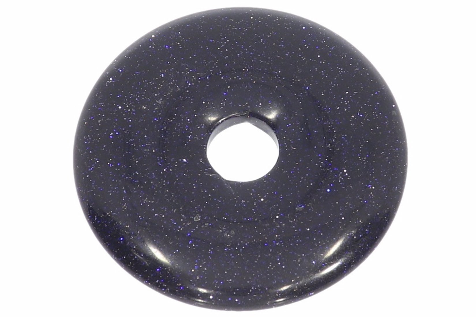 UNIKAT - Blaufluss Schmuck Donut Anhänger 50mm 41471