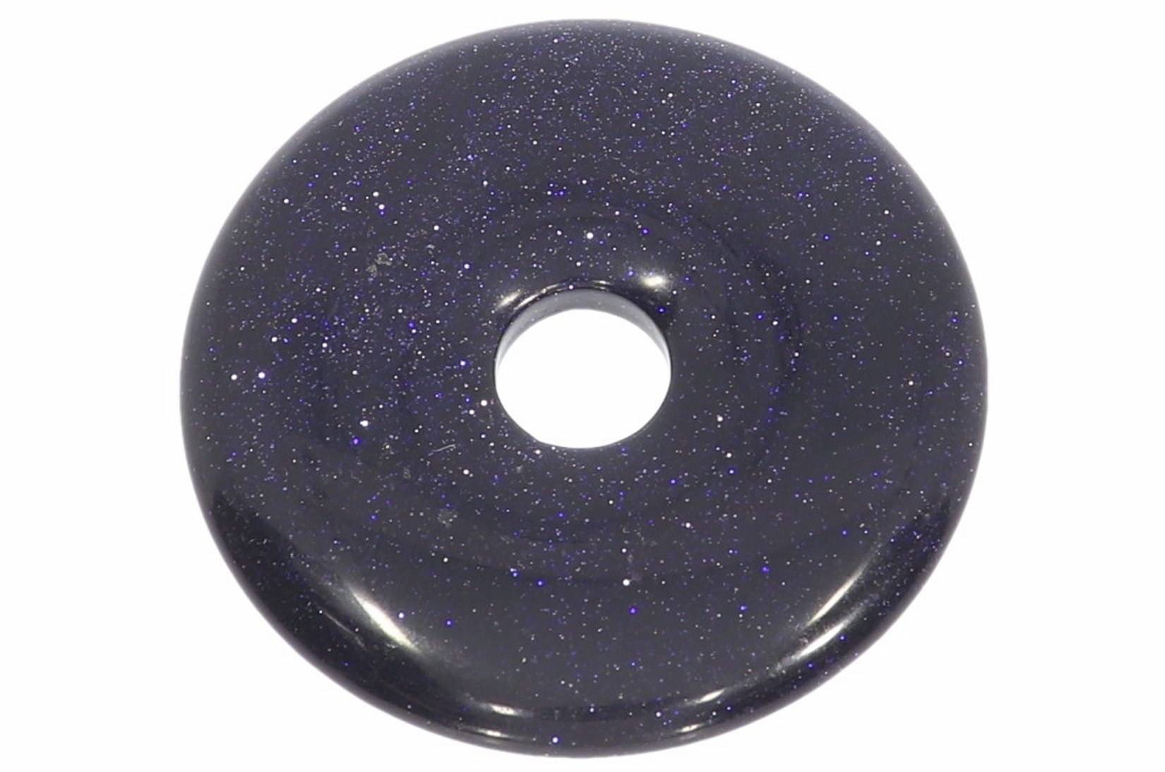 UNIKAT - Blaufluss Schmuck Donut Anhänger 50mm 41469