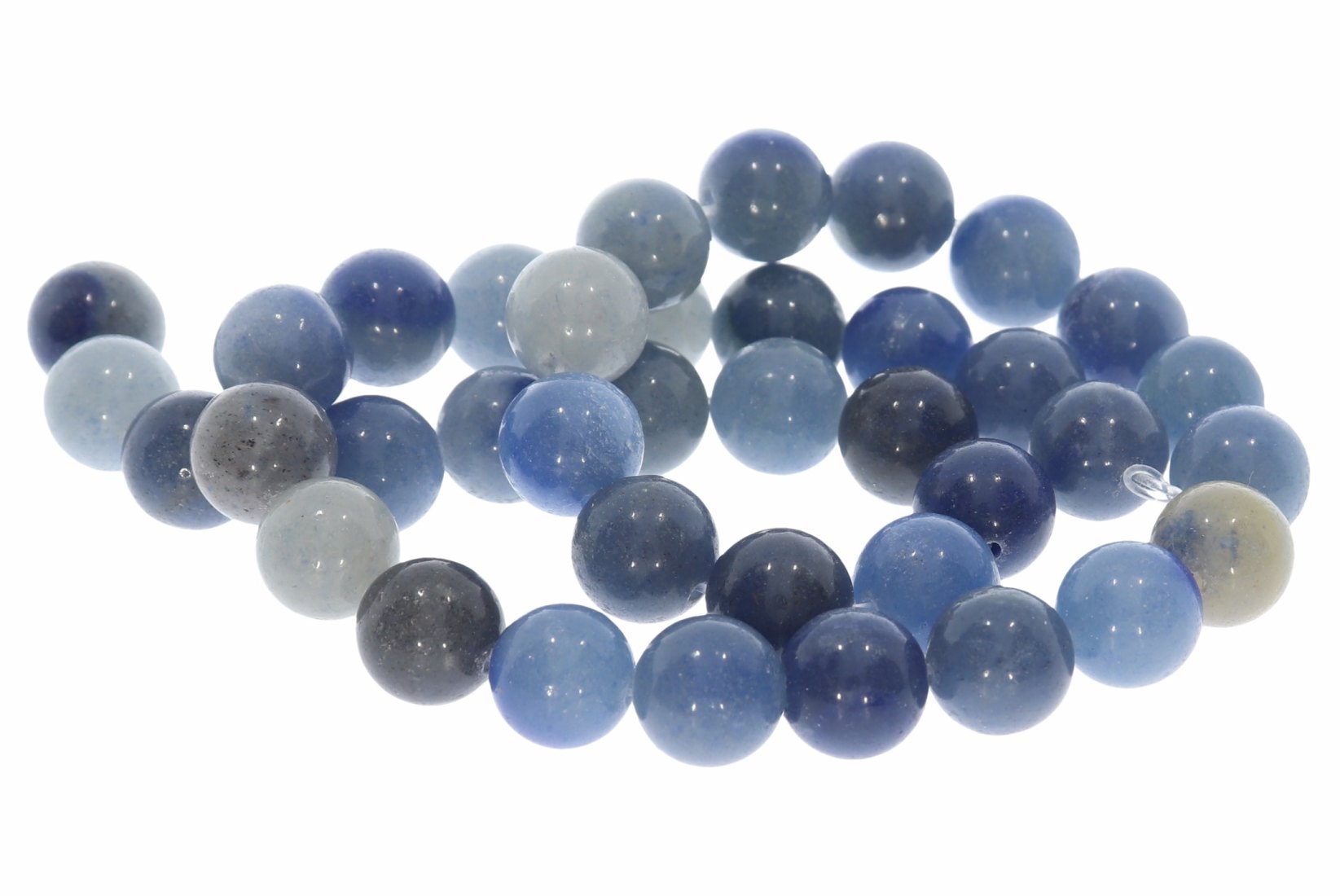 10S138 - Blauquarz Kugel Strang Mineralien Edelstein