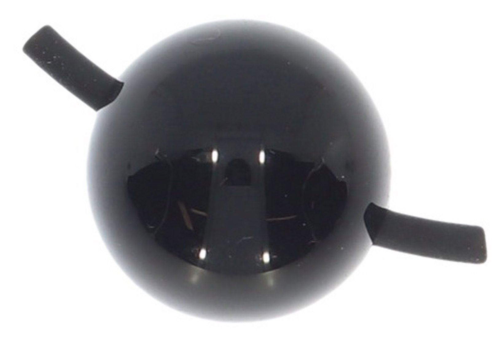 Obsidian schwarz Kugel Schmuck Edelstein Anhänger 16mm gebohrt - 16G102