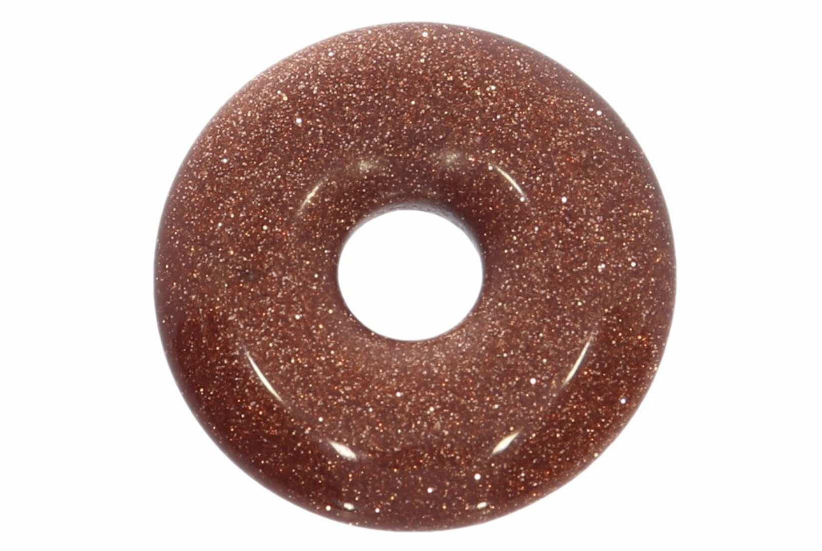 Goldfluss Donut Schmuck Anhänger 20mm für's Lederband HS1589