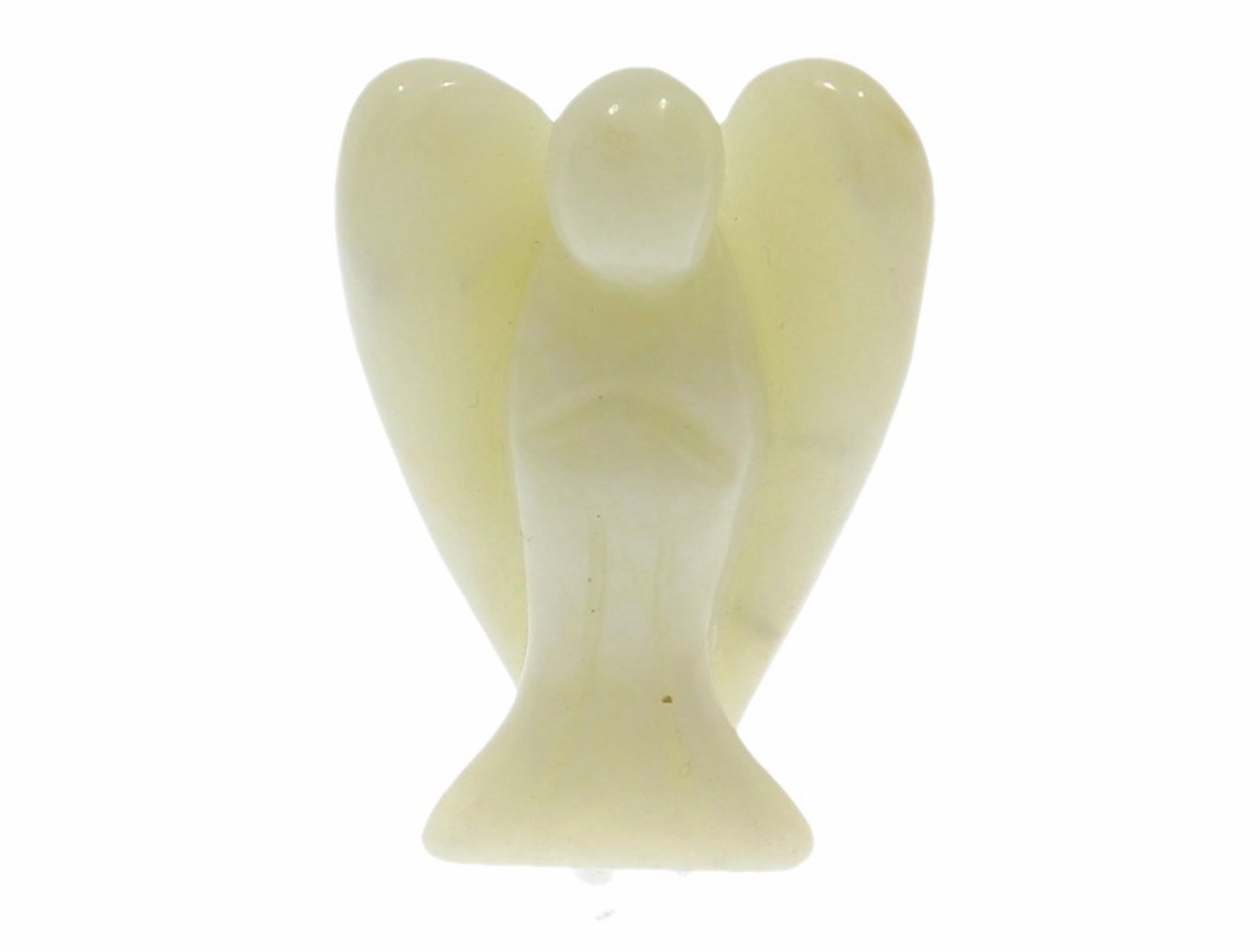 Unikat Schutzengel Engel Gravur Statue Jade China 40mm - 41137