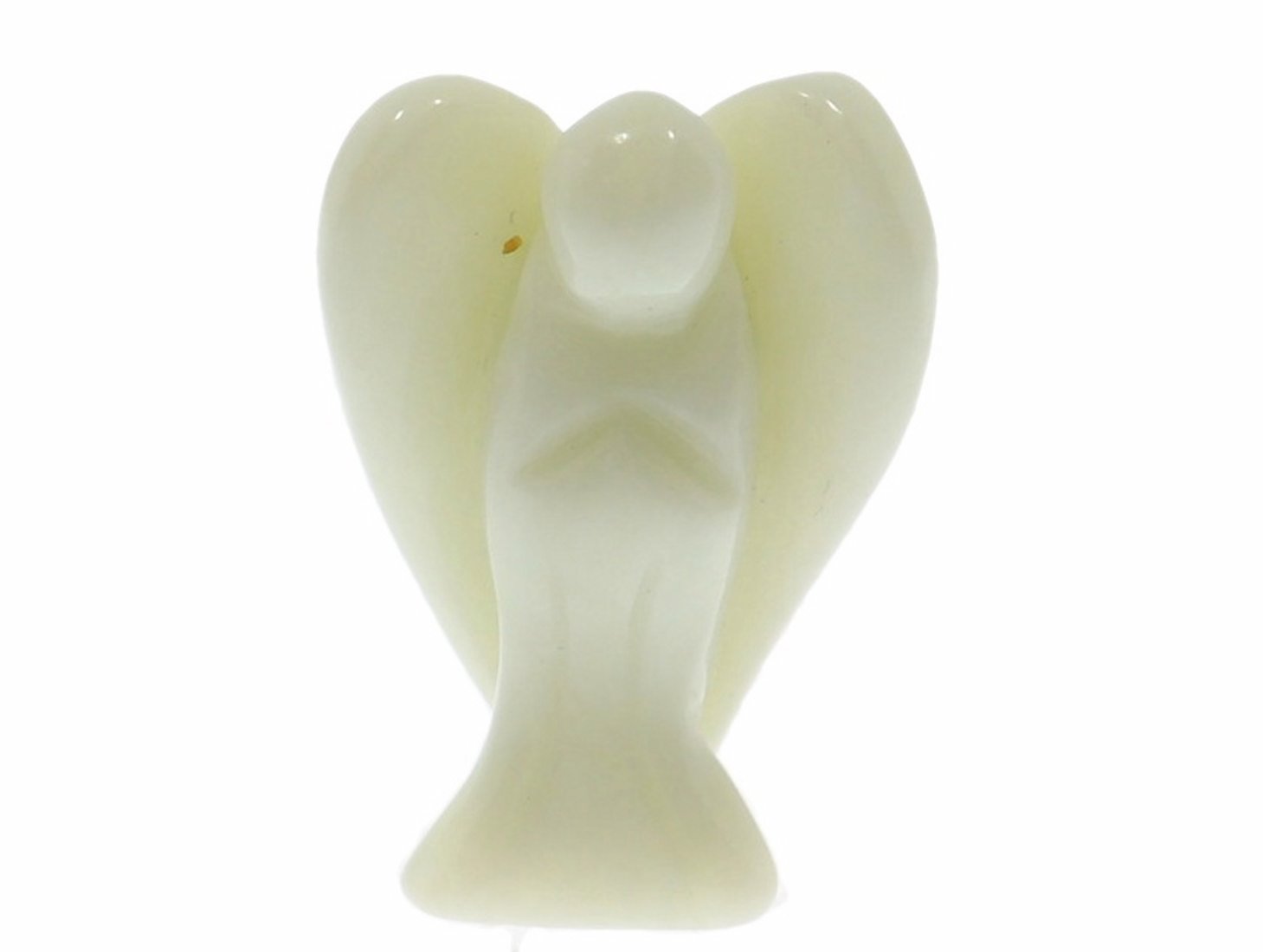 Unikat Schutzengel Engel Gravur Statue Jade China 40mm - 41138