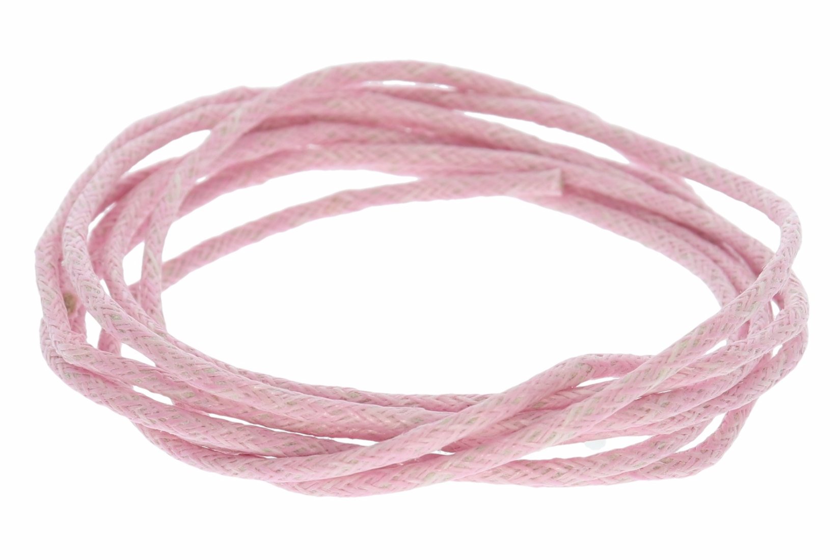 Rosa 100cm - Ø 2mm Baumwollband Halsband Baumwollschnur