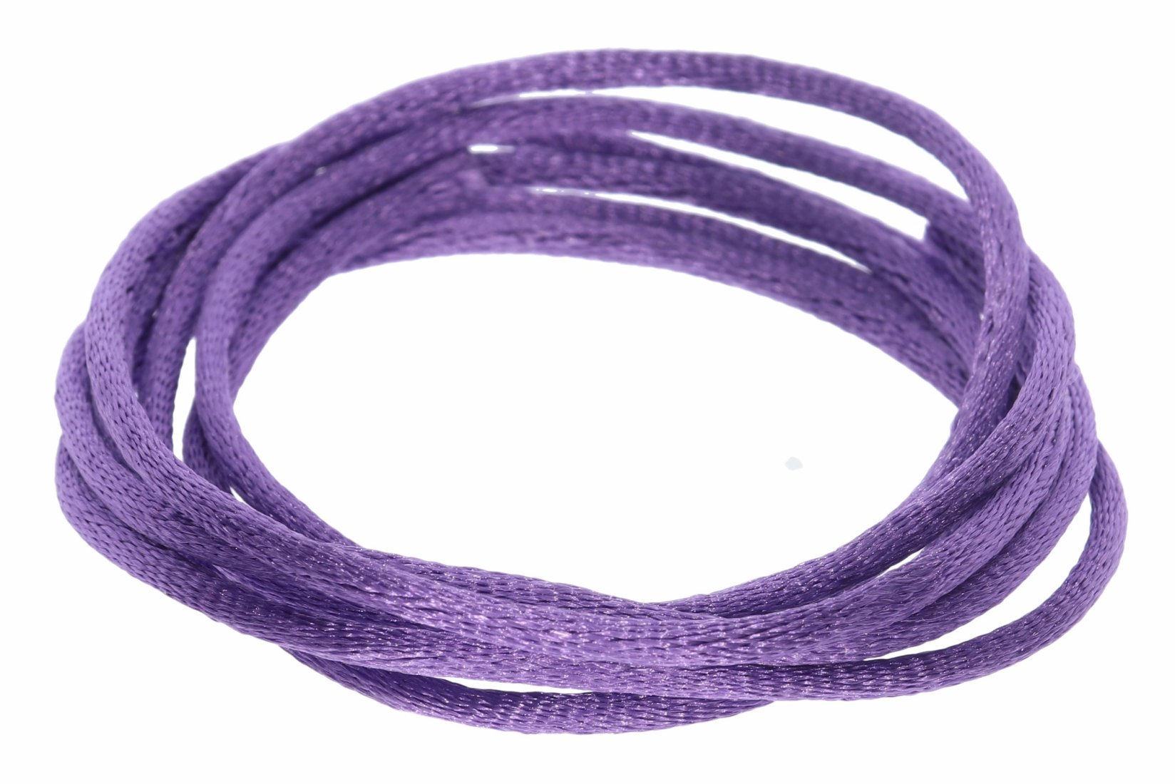 Lila - Seidenband Seidenbänder Schmuckband Seide 3mm - 100cm