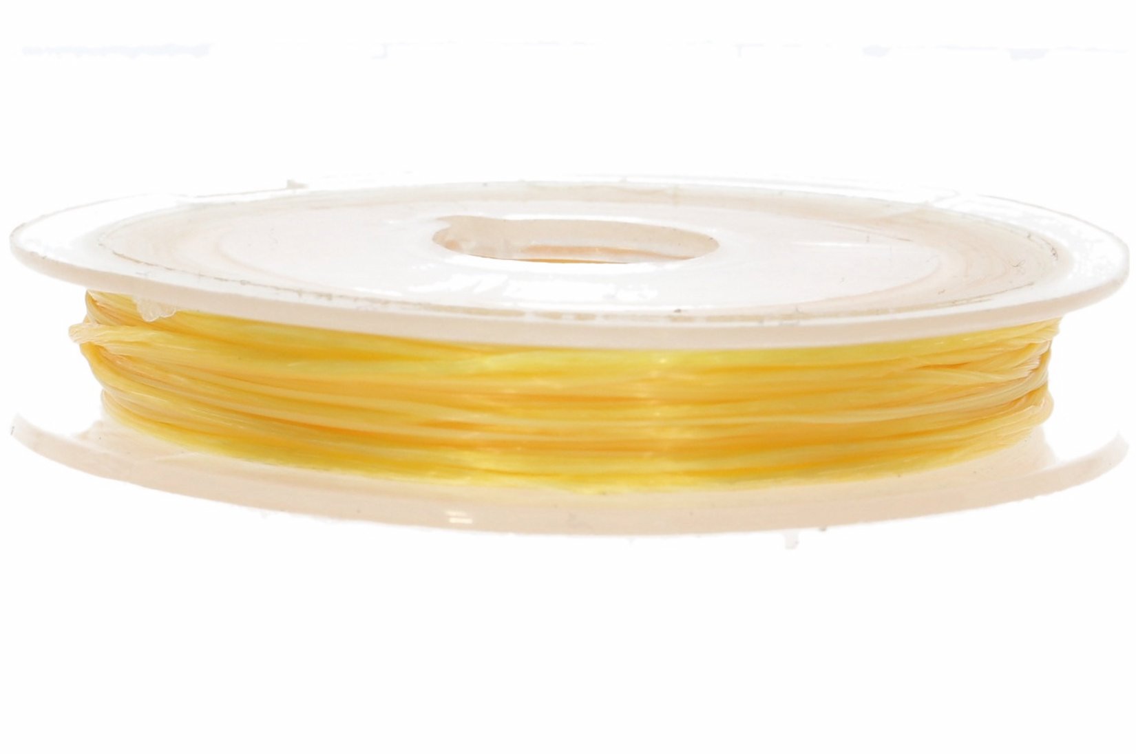 Elastikfaden Sonnen Gelb Elastikgummi Schmuckfaden 0,6mm Ø / 10m