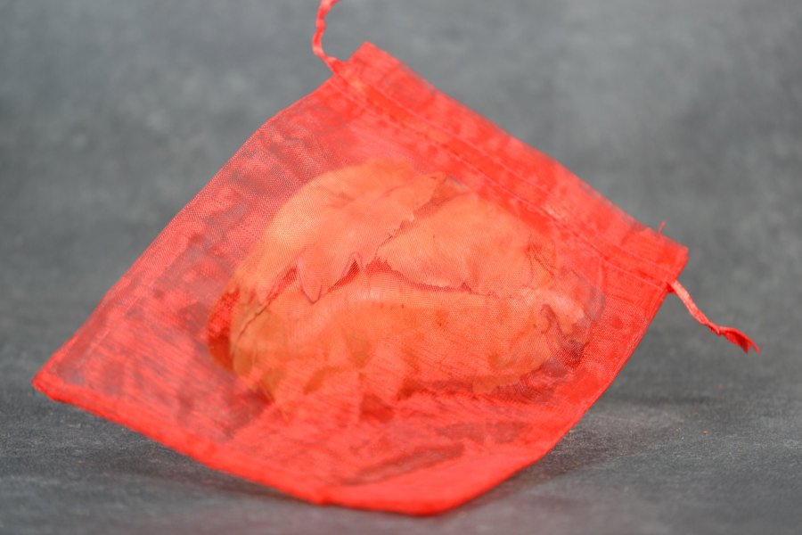 Organza Perlen- Geschenkbeutel Schmuckverpackung 170x125mm rot