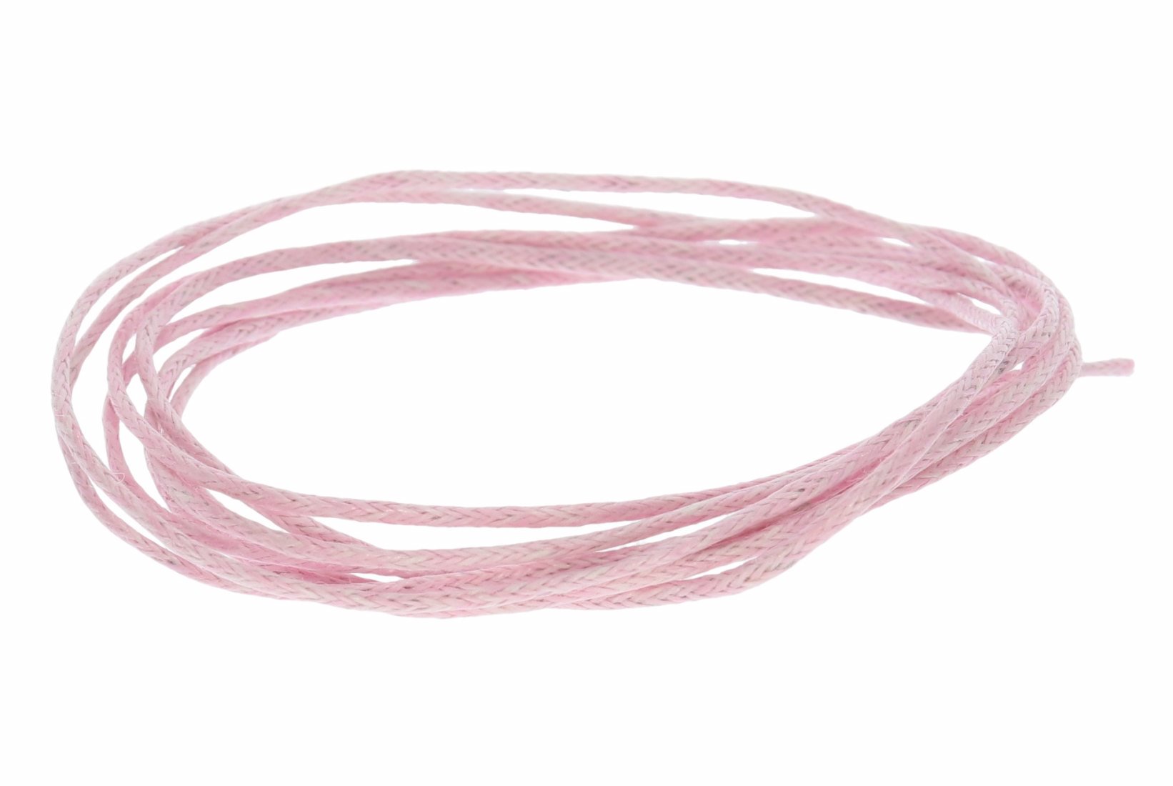 Rosa 100cm - Ø 1.1mm Baumwollband Halsband Baumwollschnur