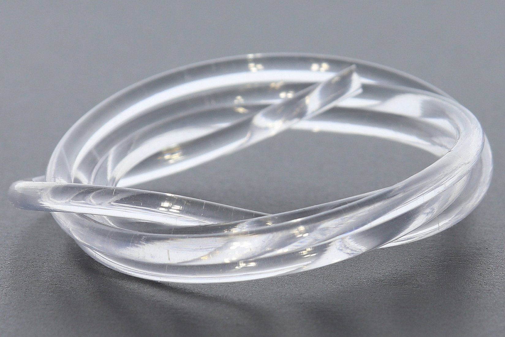 Kautschukband 3.0mm Ø 100cm transparent - Kautschuk Halsband