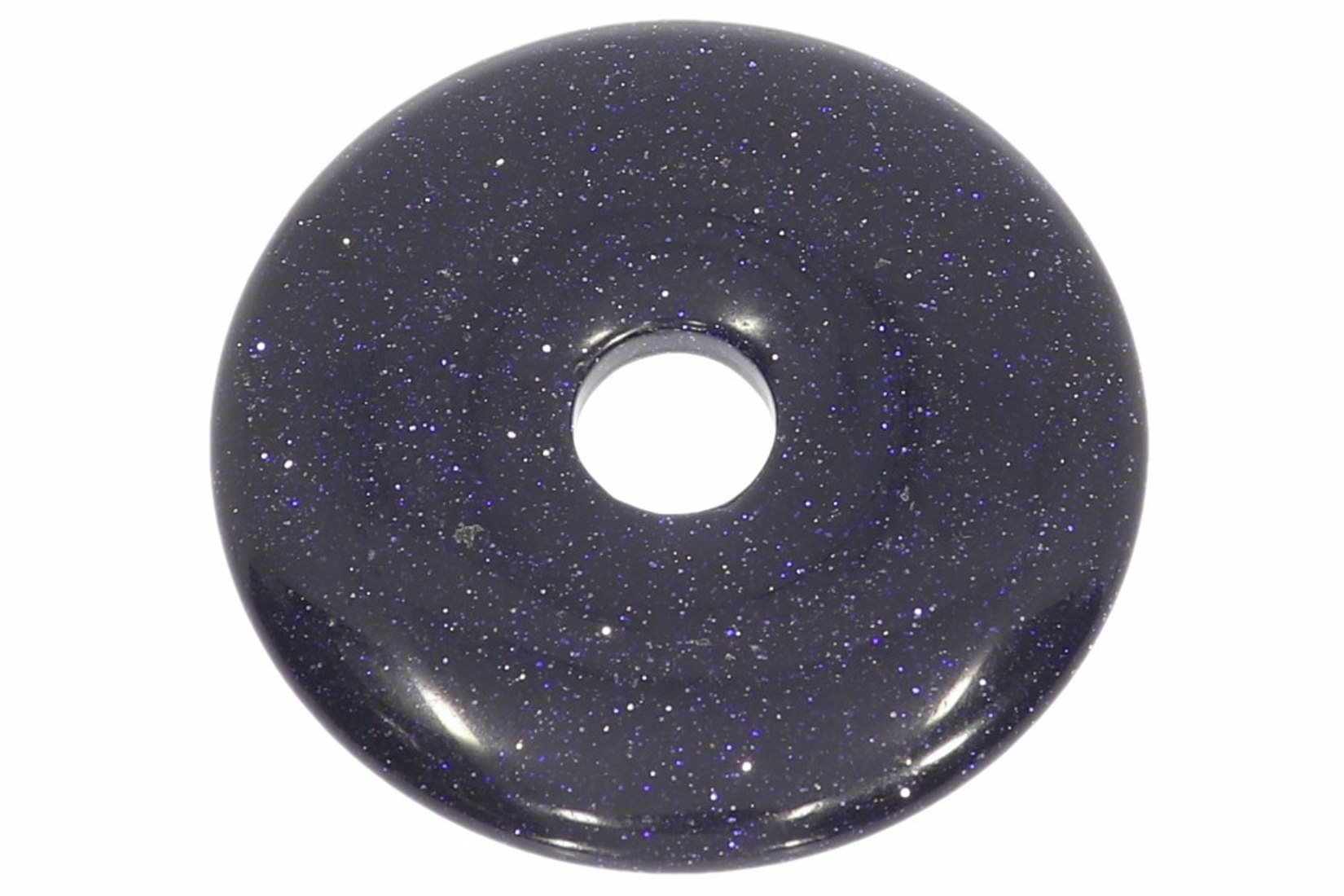 UNIKAT - Blaufluss Schmuck Donut Anhänger 50mm 41474