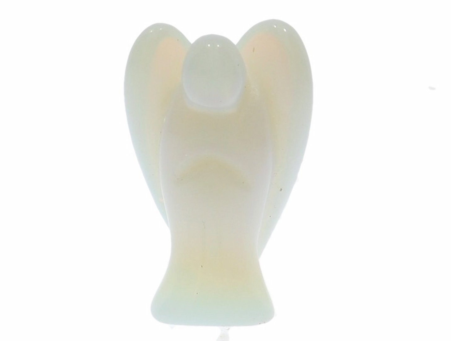 Unikat Schutzengel Engel Gravur Statue Opal Glas opalith 40mm - 41142