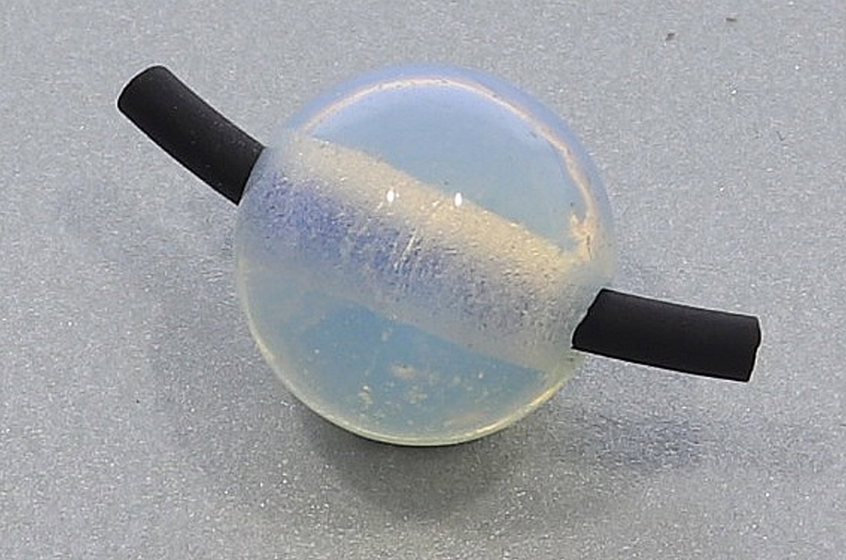 Opal Glas Kugel Edelstein Schmuck Anhänger 12mm gebohrt - 12G185
