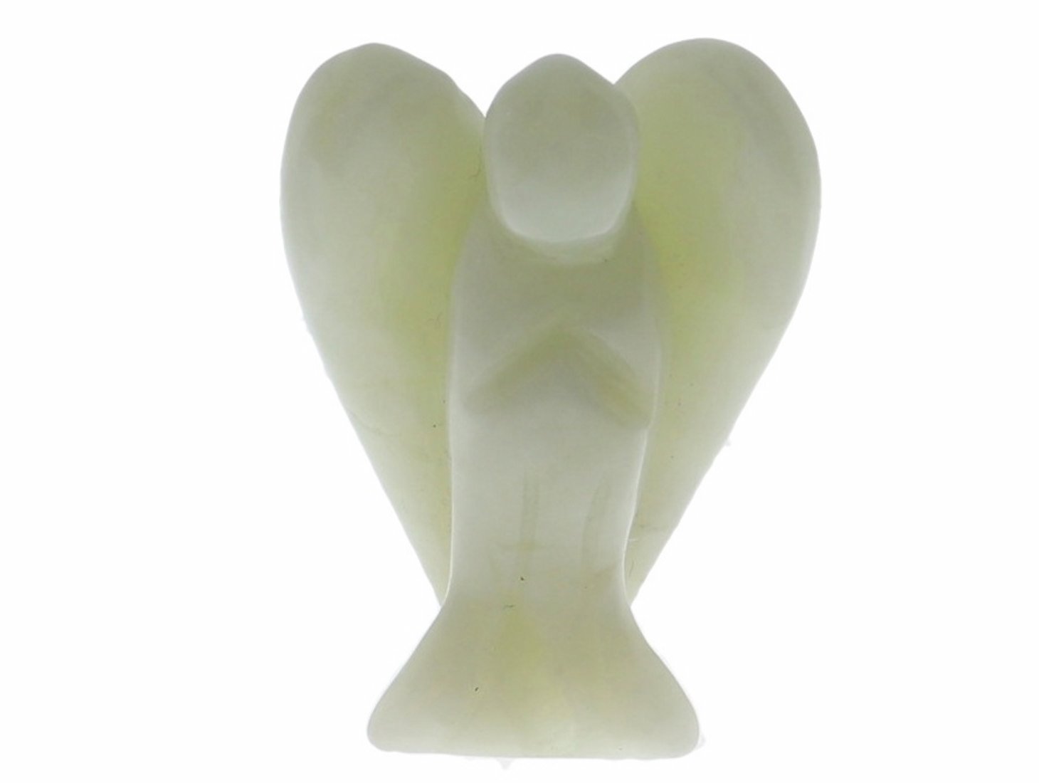 Unikat Schutzengel Engel Gravur Statue Jade China 40mm - 41135