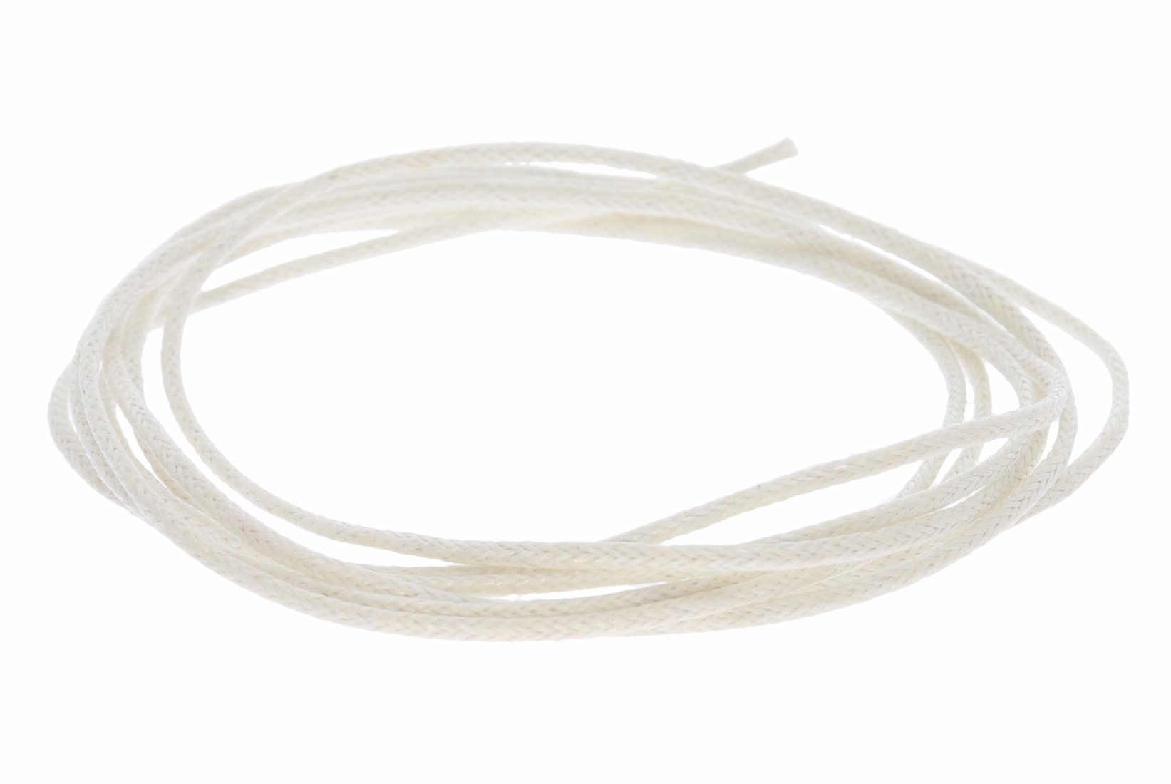 Weiß Weis 100cm - Ø 1.1mm Baumwollband Halsband Baumwollschnur